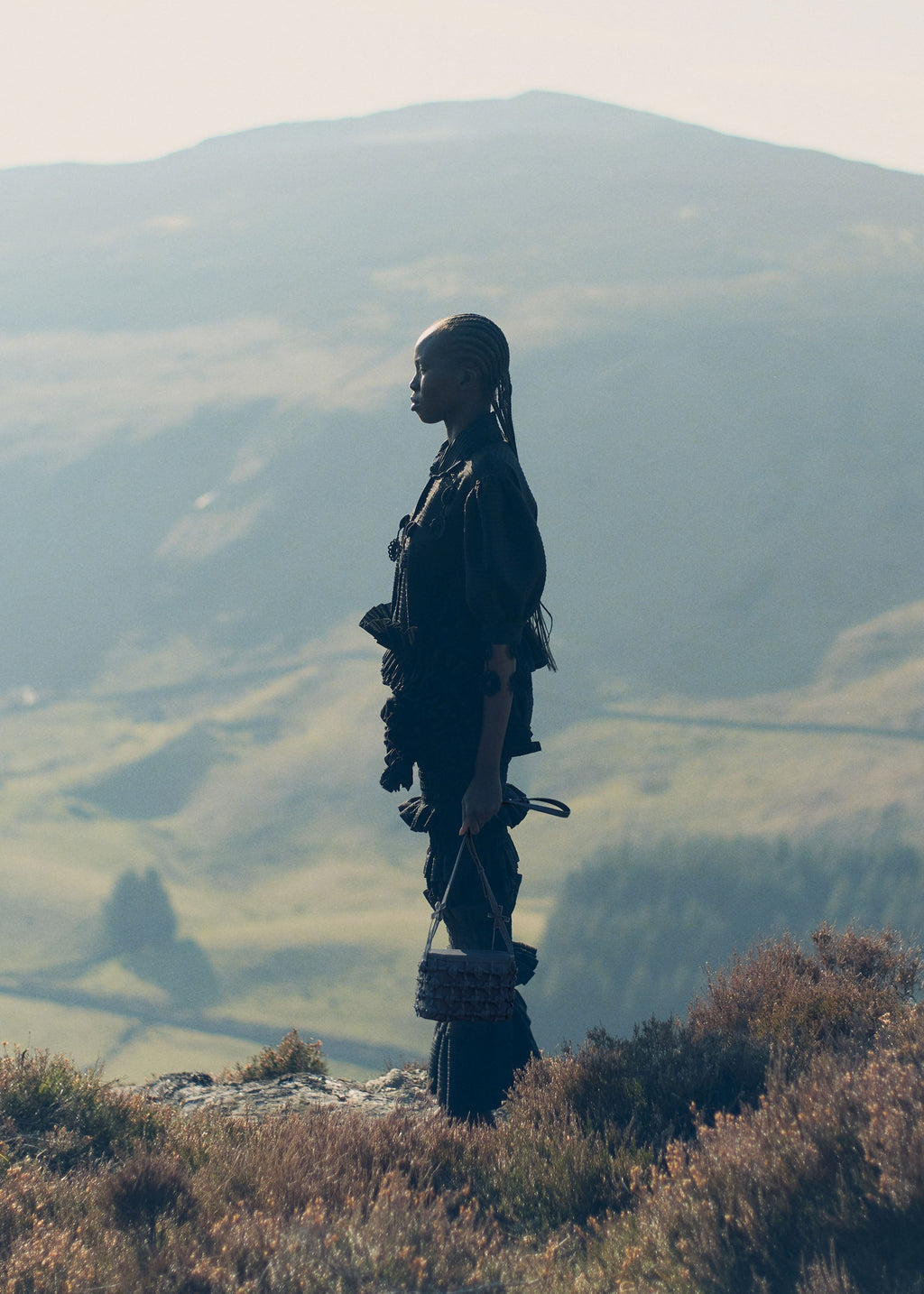 Button Bow Box - Ink