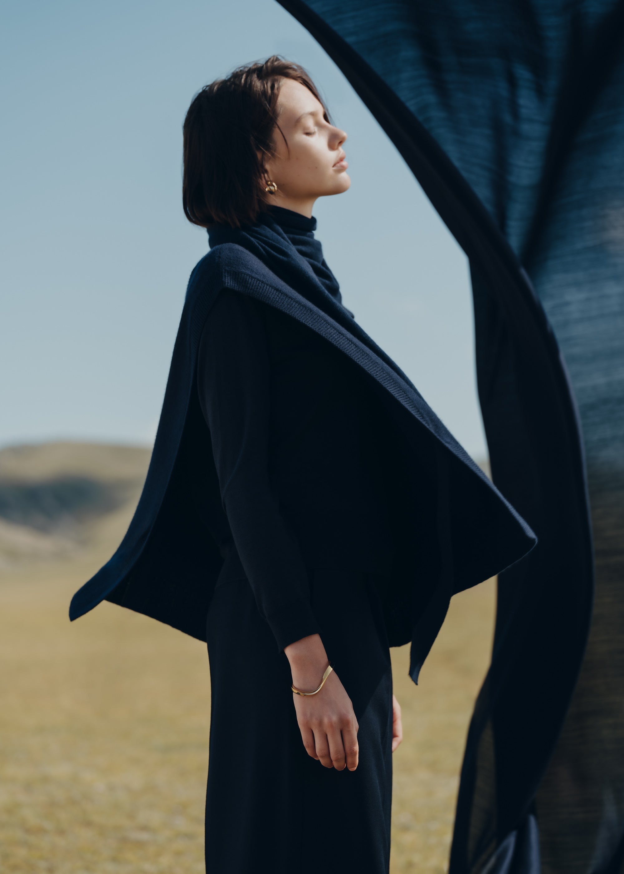 Éole Bangle - 24 carat gold-gilded