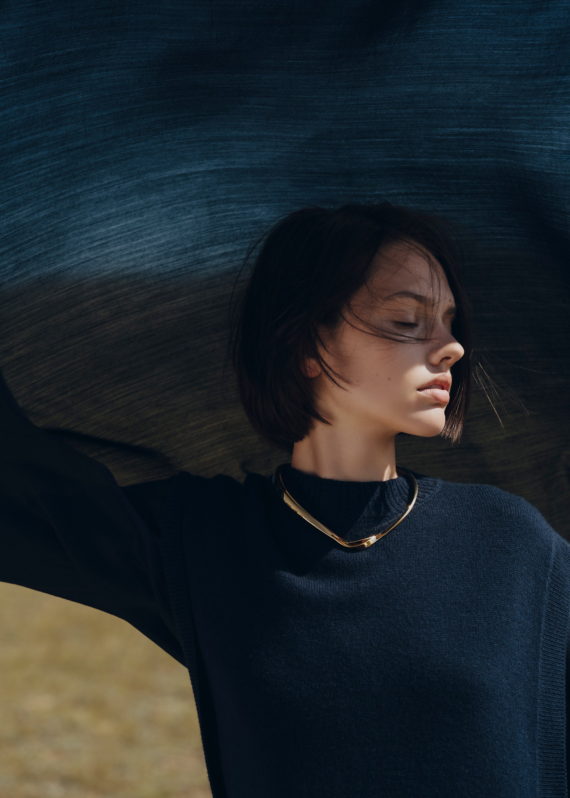 Éole Necklace - 24 carat gold-gilded