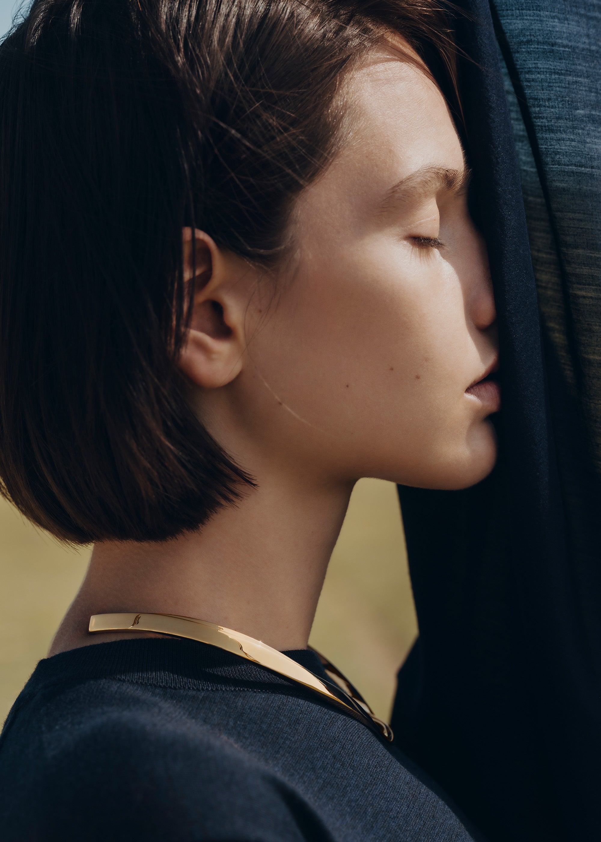 Éole Necklace - 24 carat gold-gilded