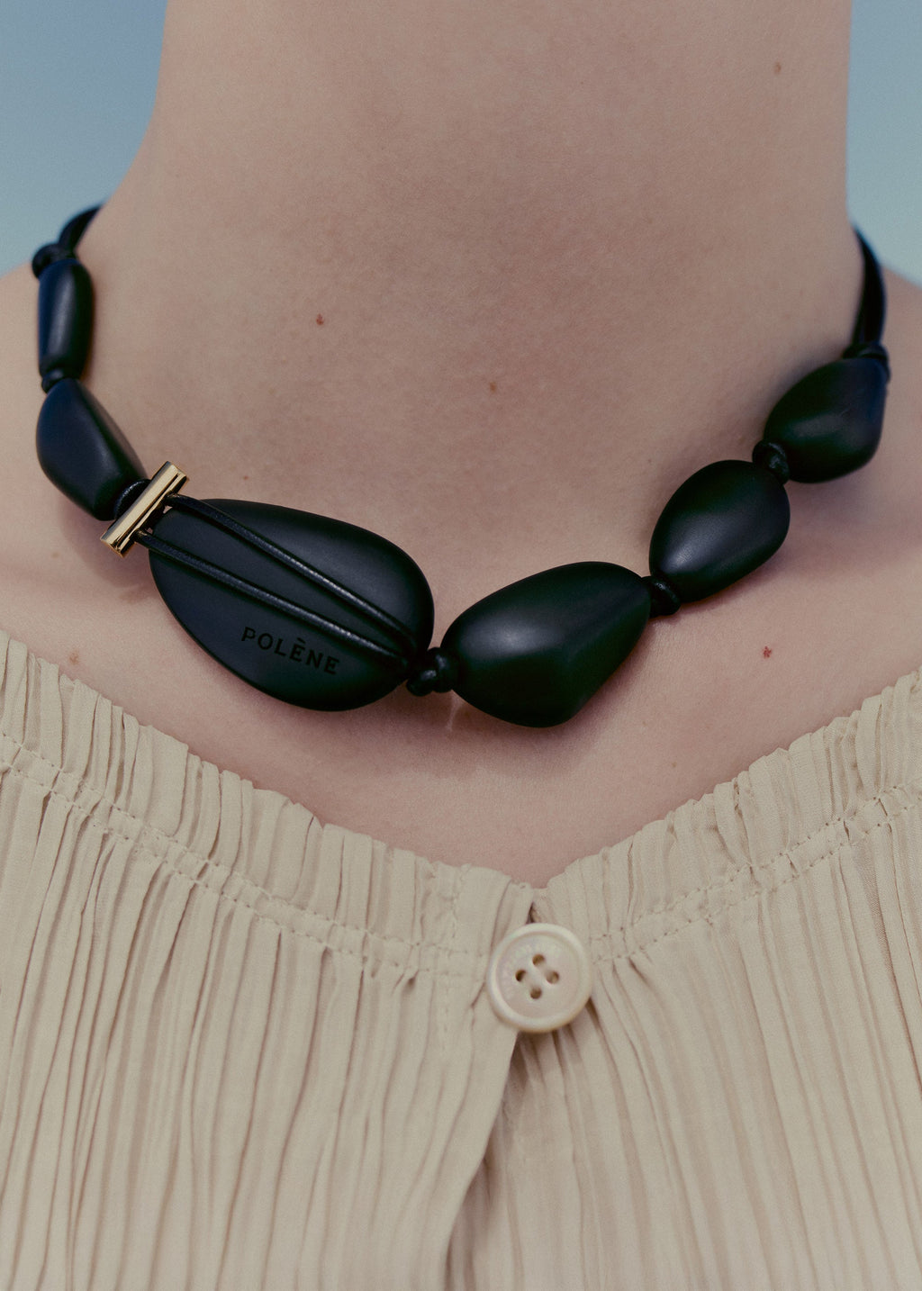 Téré Necklace - Black Marble