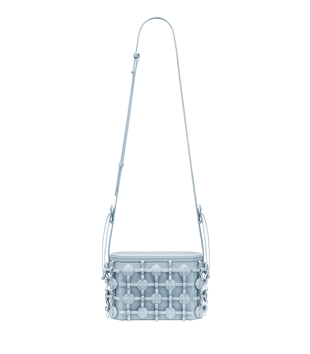 Button Bow Box - Cloud